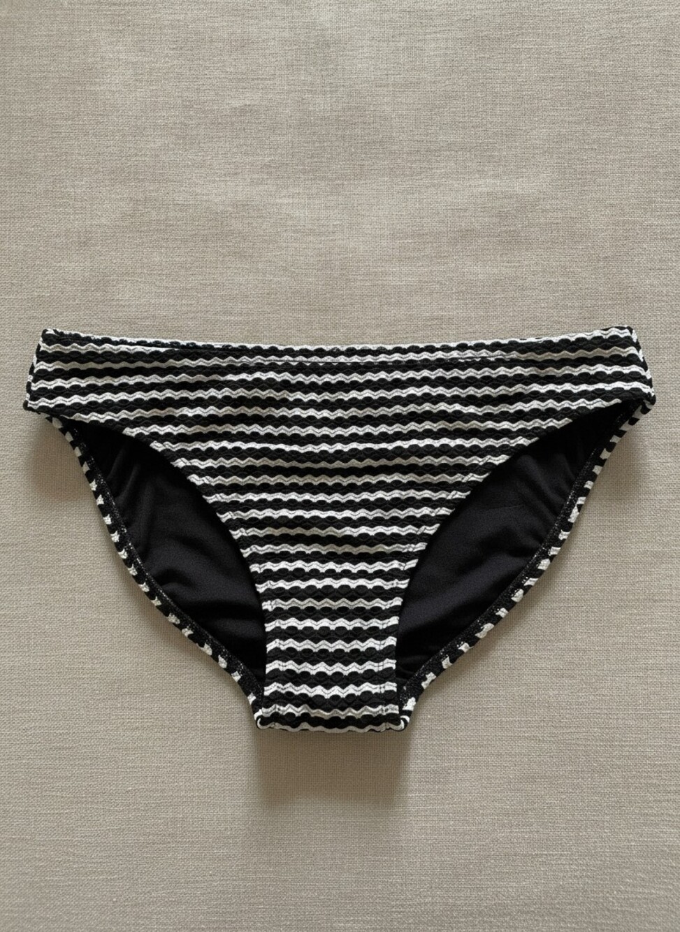 Time and Tru Swim Bottom Black White 1X NWT